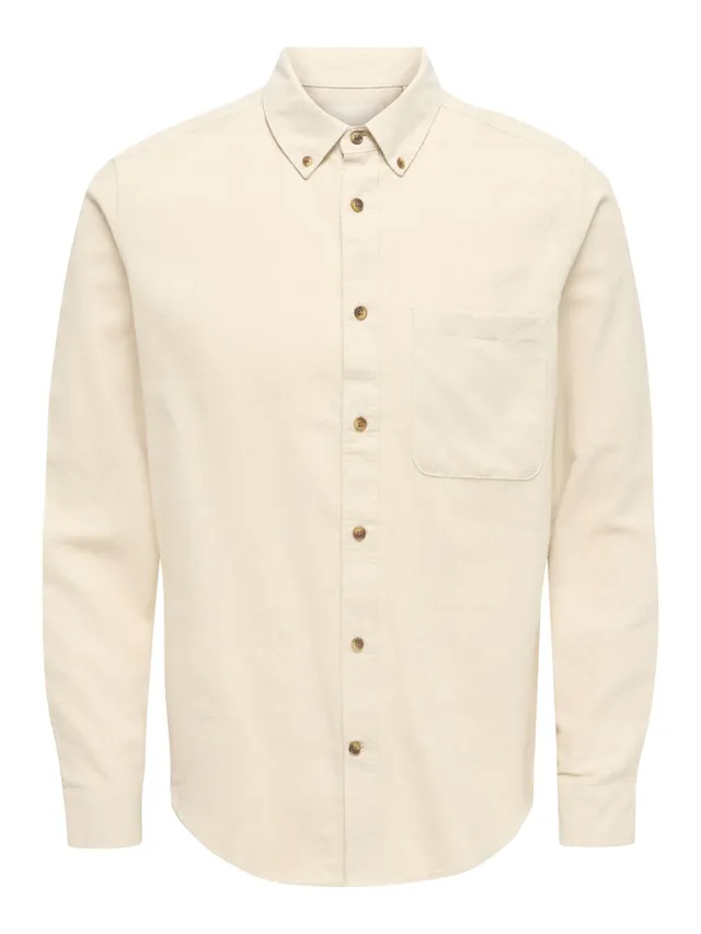 Only & Sons Onsgudmund Camicia Uomo Nero taglia L casual