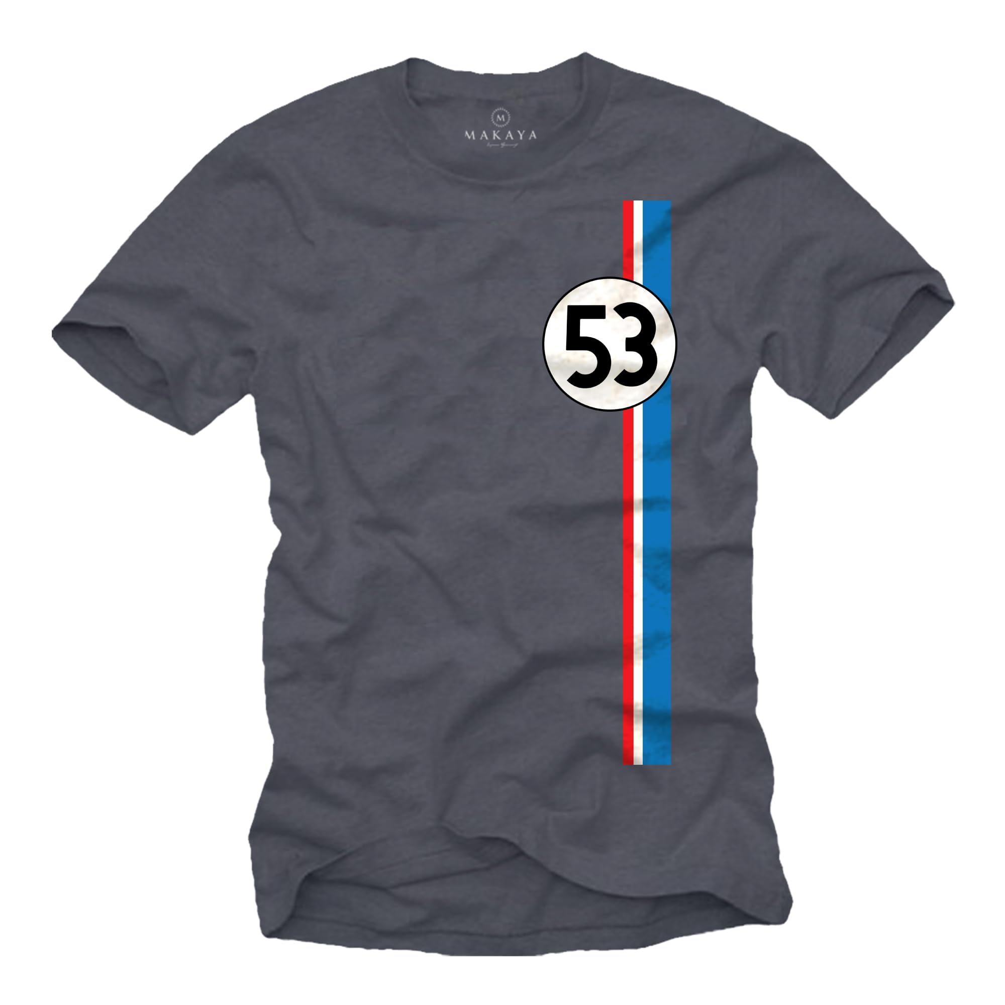Makaya Herbie 53 T-Shirt Uomo cotone blu taglia S