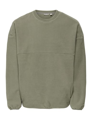 Only & Sons Onsakeem RLX Crew Felpa Nero L Girocollo