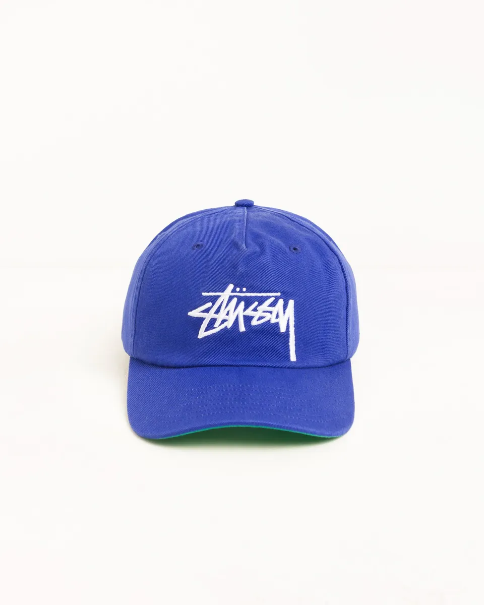 Stussy Big Stock Snapback Cap berretto Royal