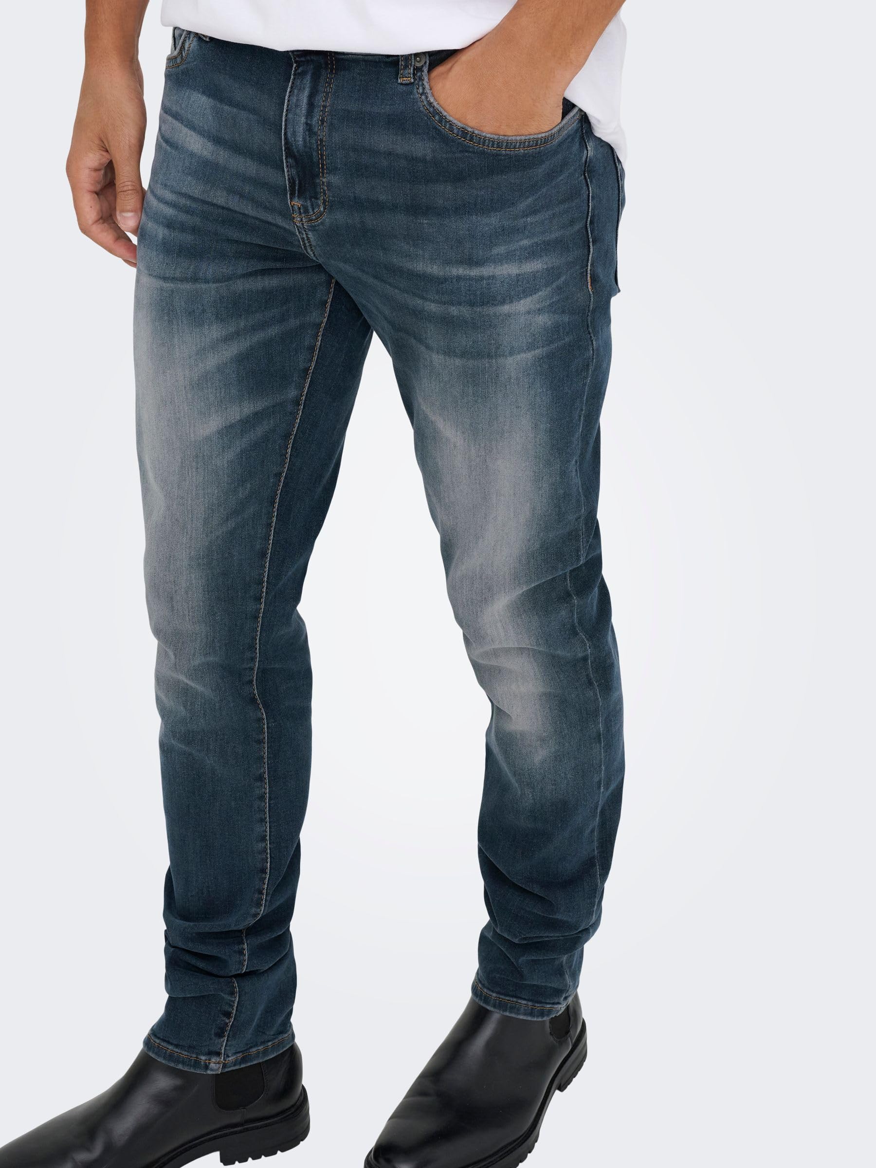 Only & Sons Onsloom Jeans Uomo Slim 32W/30L Vita Bassa