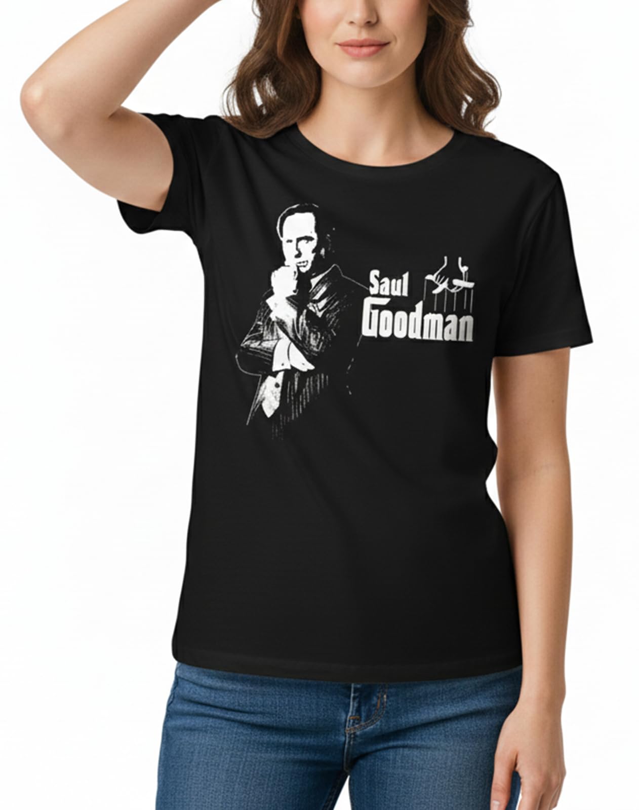 MAKAYA Saul Goodman T-Shirt Donna Taglia L Cotone