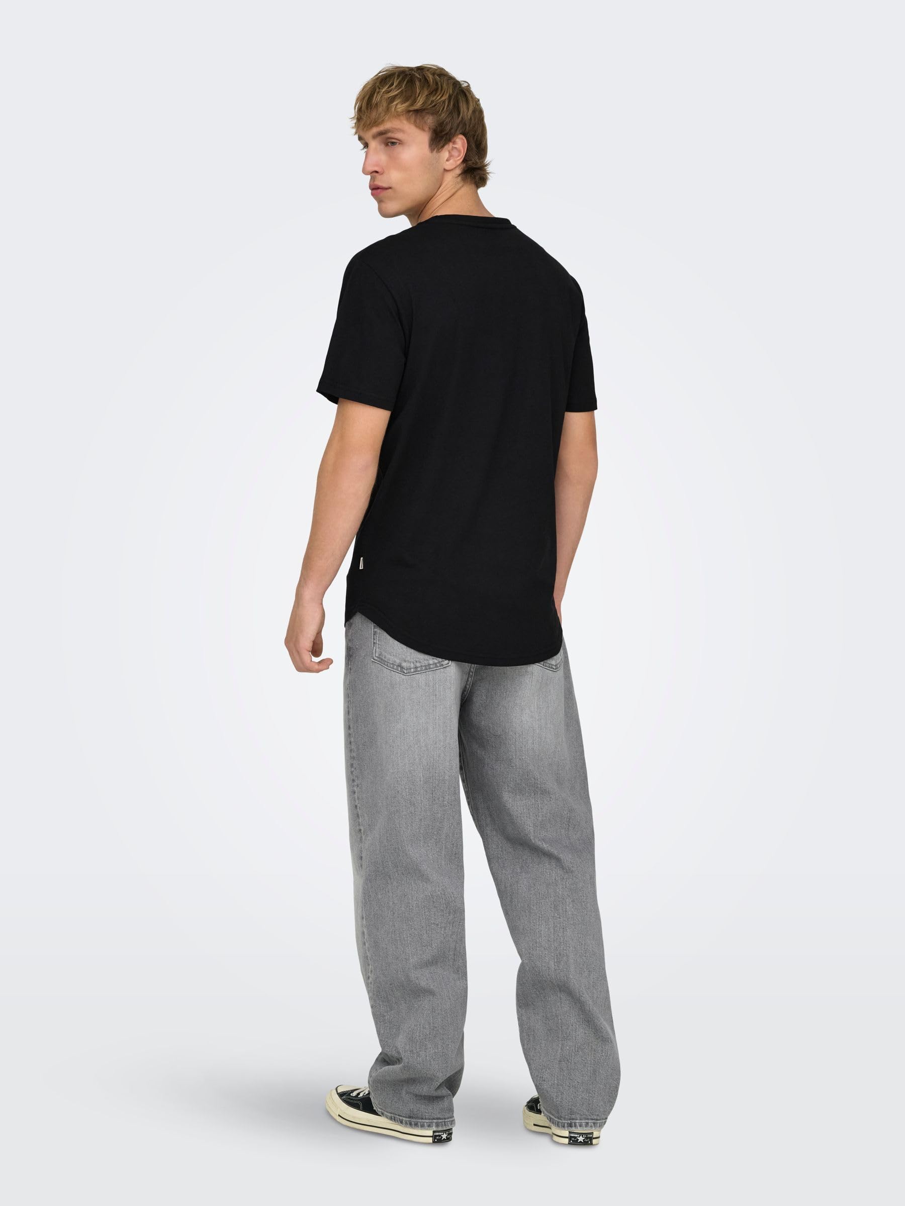 Only & Sons Onsmatt T-Shirt Uomo Cotone 3 Pezzi