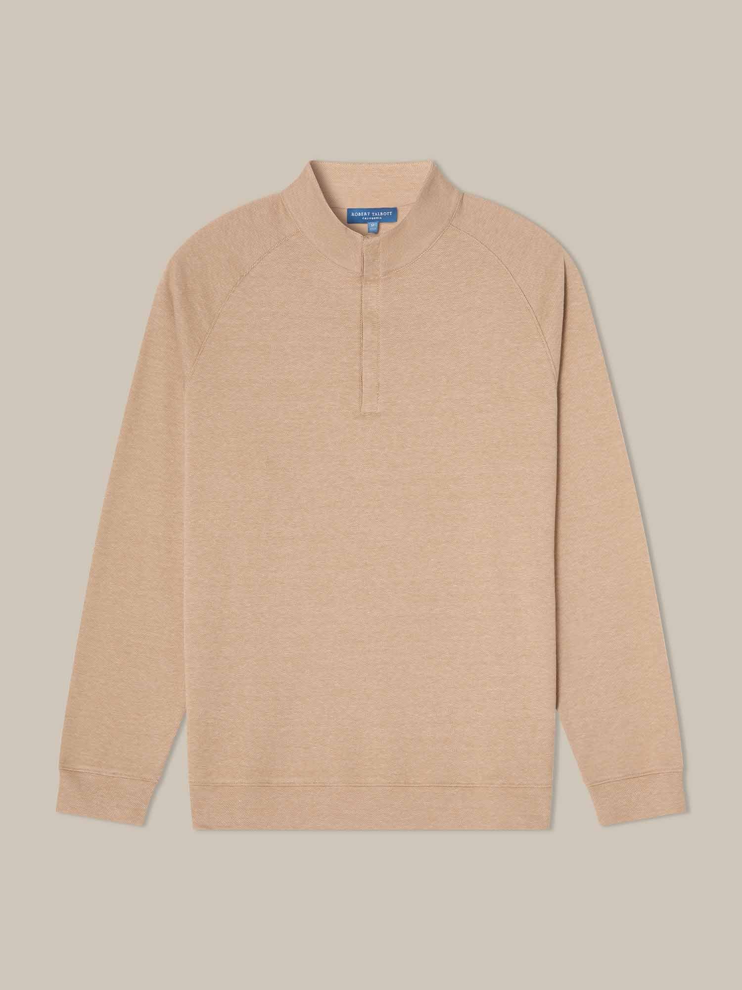 Robert Talbott Wesley maglione cashmere camel taglia L