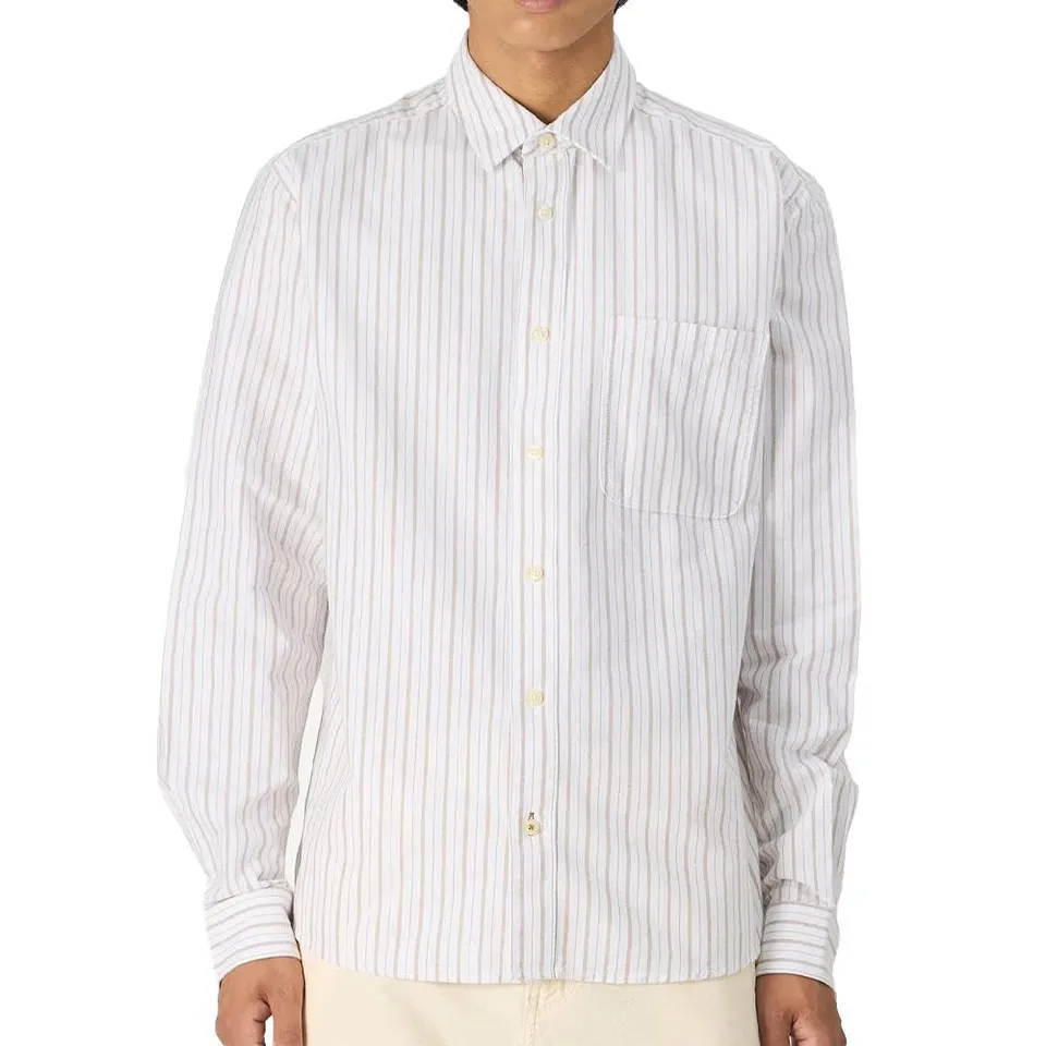 ONLY & SONS Drake Camicia Uomo Bianca Beige Classica