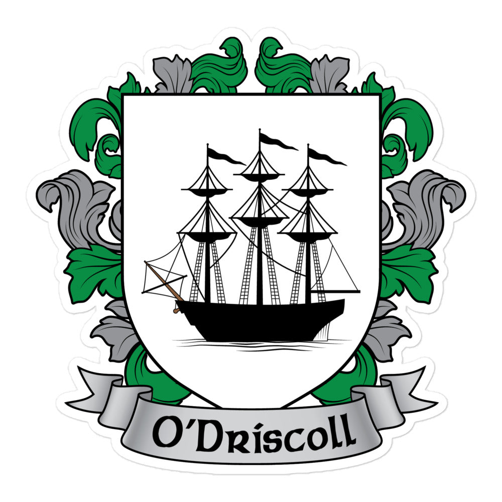 7.62 Design O'Driscoll Adesivo Stemma Irlandese 10cm
