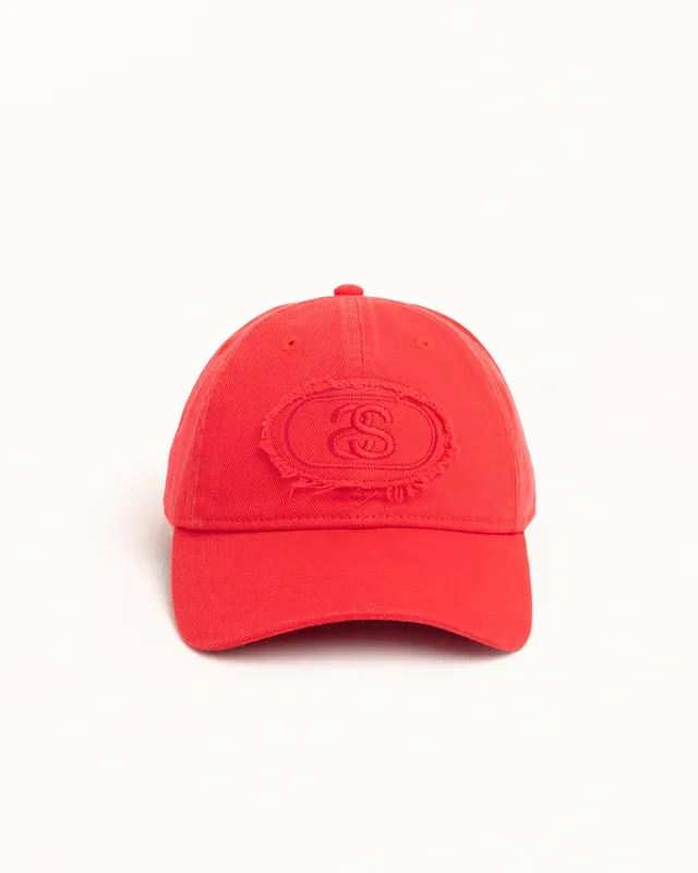 Stussy Pill Cap cappello Red cotone twill taglia unica