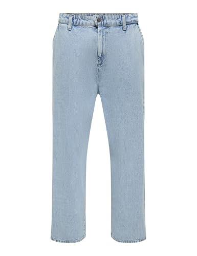 Only & Sons Onsdani Jeans Ampia Vita Media 30W/34L Corto