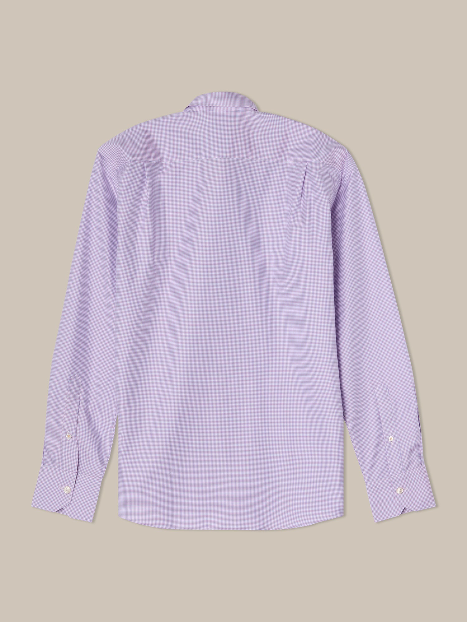 Robert Talbott Madison Check camicia uomo popeline rosa