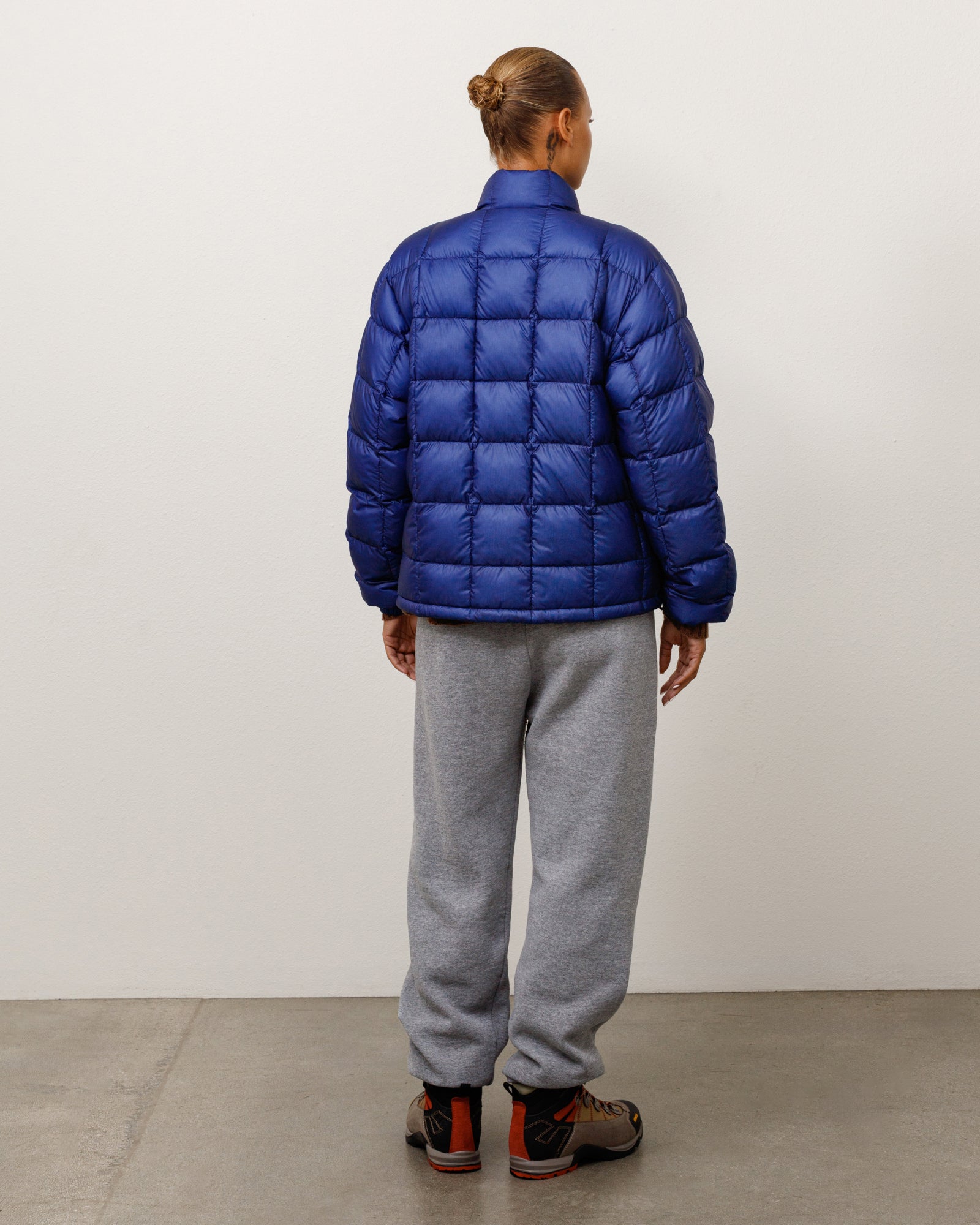 Stussy Midweight Puffer Piumino Blue Nylon 600-fill