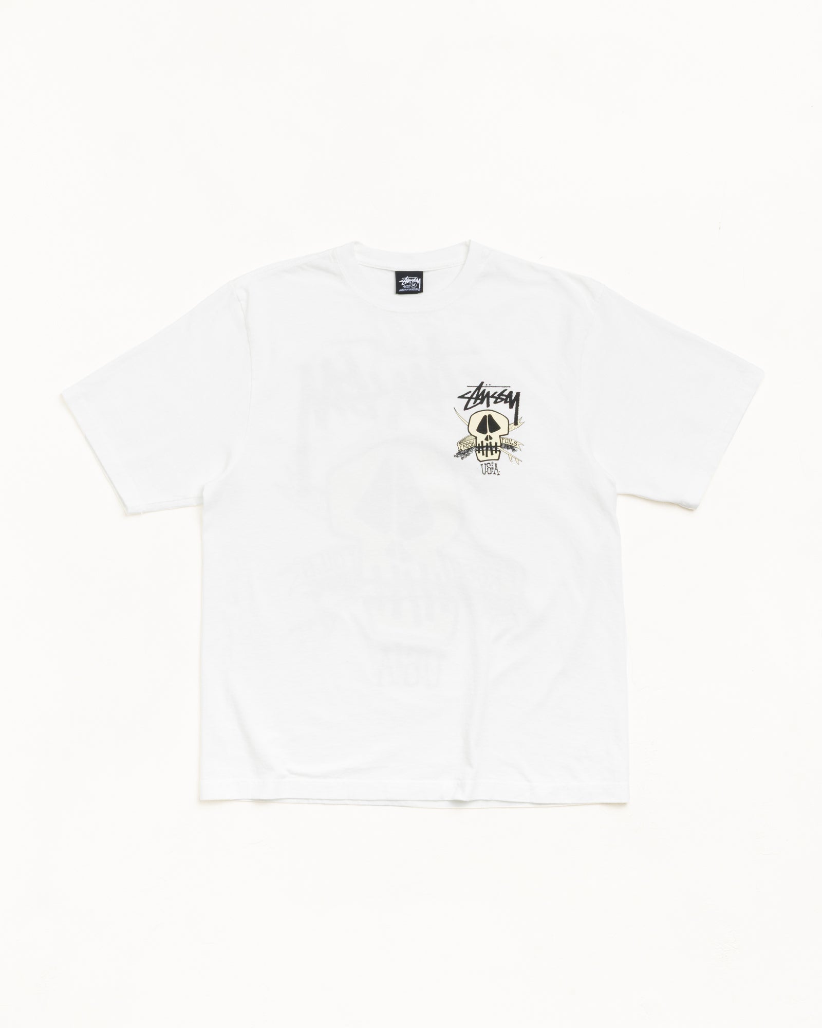 Stussy Fresh Foils Tee maglietta natural cotone