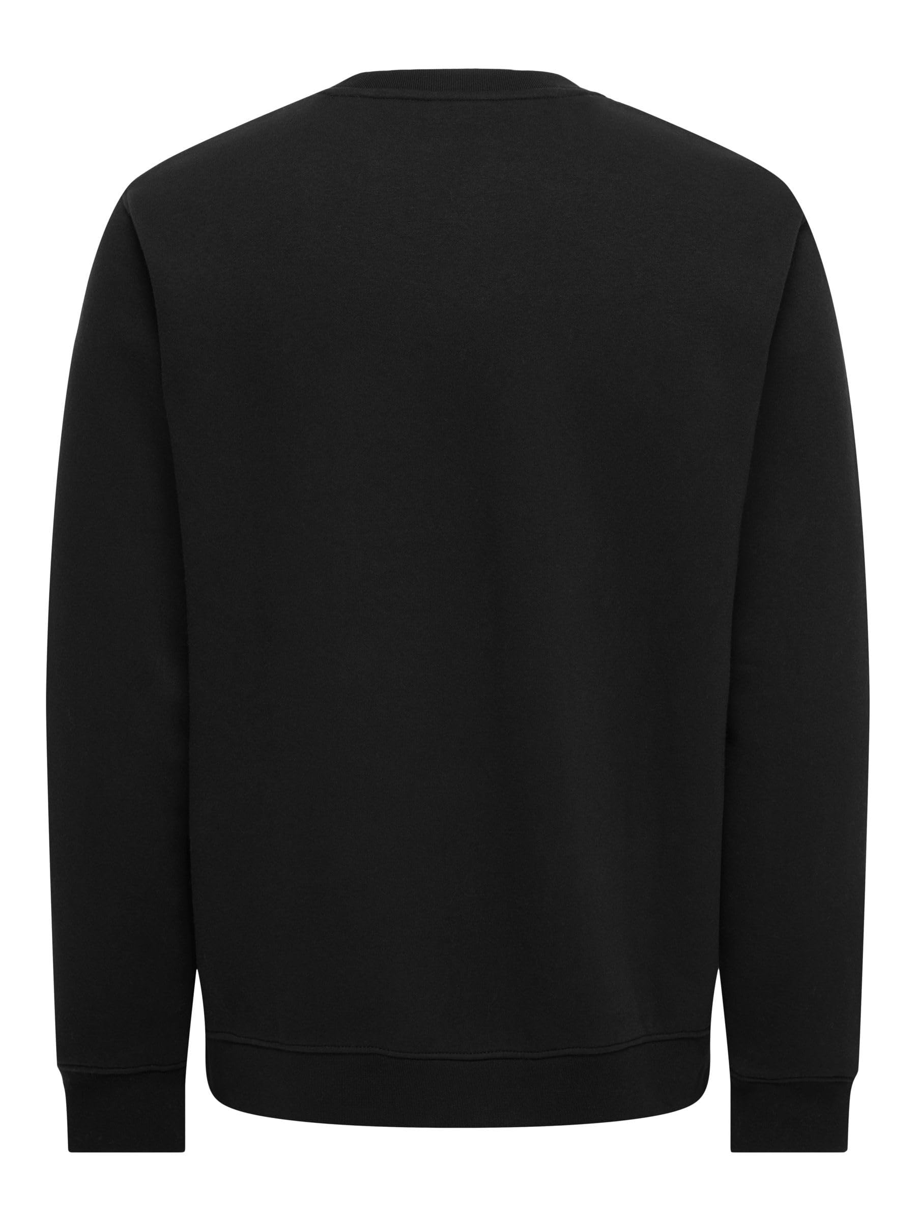 Only & Sons ONSDAWSON Felpa Uomo Nero Girocollo