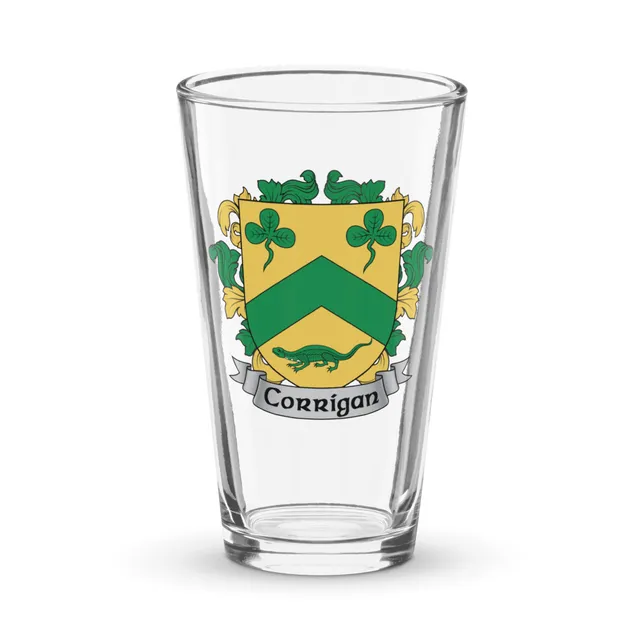 7.62 Design Corrigan bicchiere pinta 473 ml stemma irlandese