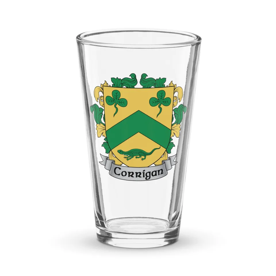 7.62 Design Corrigan bicchiere pinta 473 ml stemma irlandese