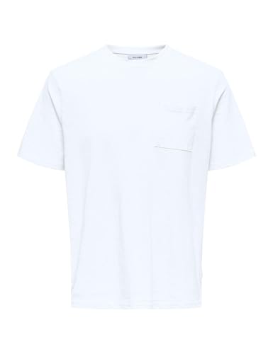 Only & Sons Onsbenne Pocket SS Tee Noos T-Shirt S Bianca