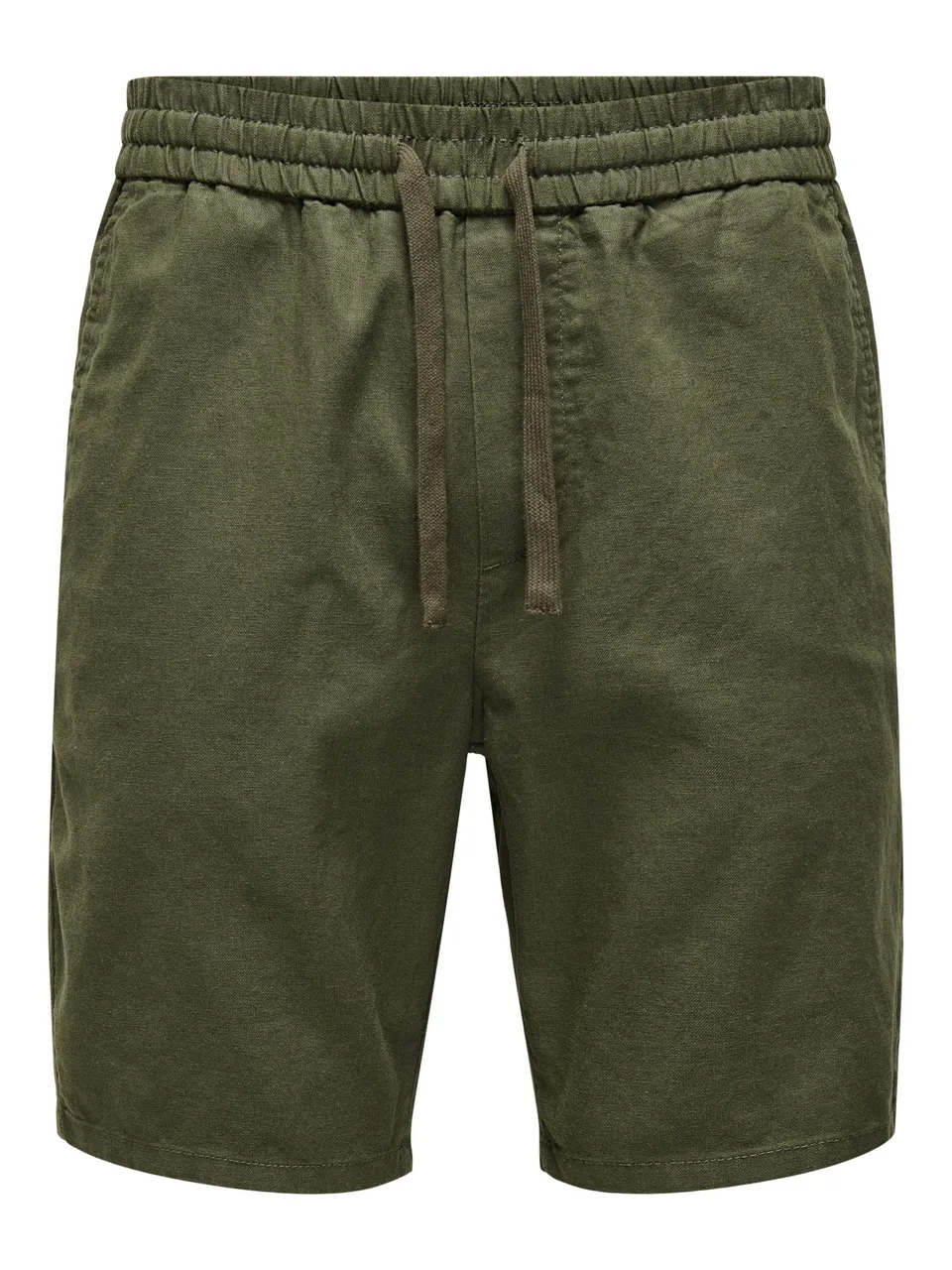 Only & Sons Onslinus Pantaloncini Lino Uomo con Coulisse