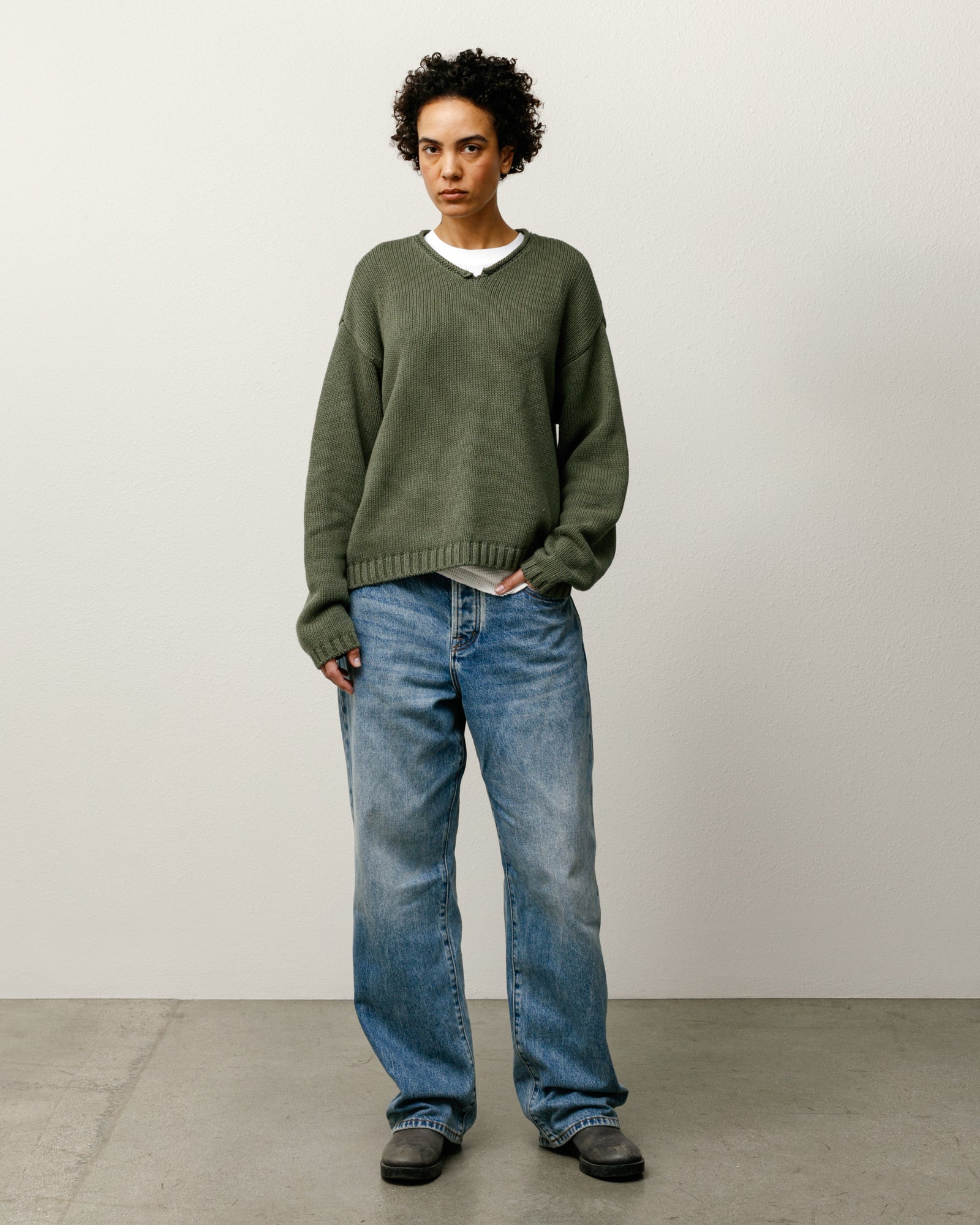 Stussy Big Ol Jean denim indaco stone wash 14,5 oz