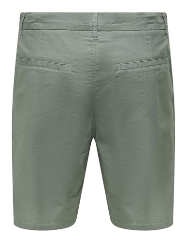ONLY & SONS Onsnick 0580 Shorts Uomo L Verde Straight