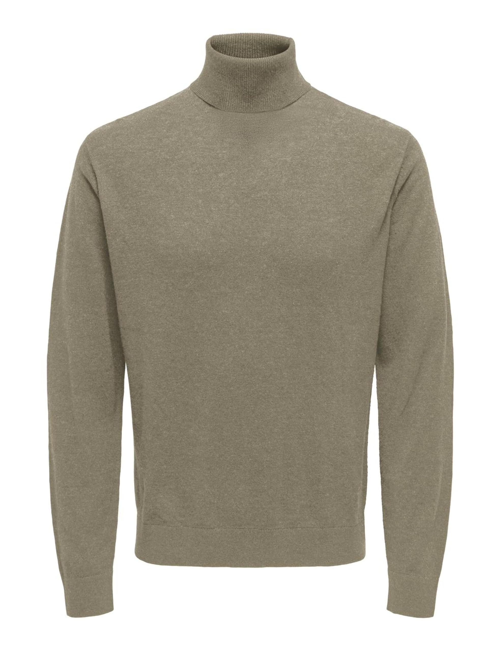 Only & Sons Onsloui Roll Maglia XXL collo alto melange