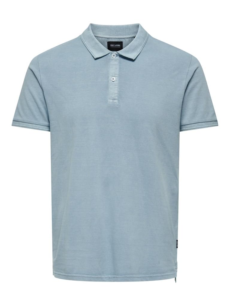 ONLY & SONS Onstravis Slim Polo Uomo Manica Corta Washed