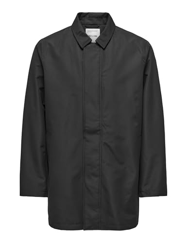 Only & Sons Onshall Coat Cappotto Uomo Nero Taglia S