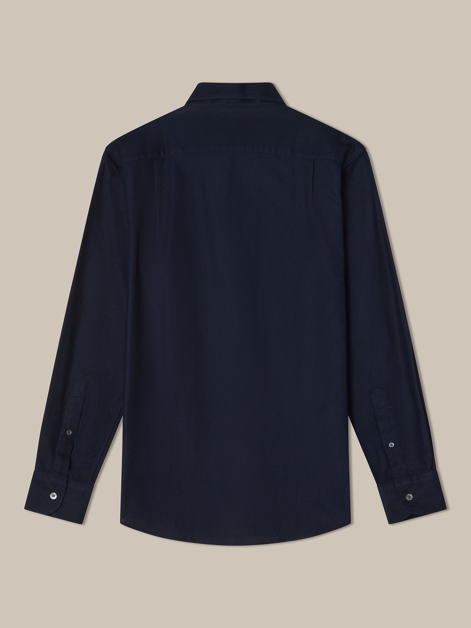 Robert Talbott Morgan Giro Inglese Shirt camicia cotone navy