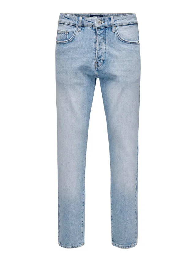Only & Sons Onsyoke tapered jeans uomo azzurro 30W/30L