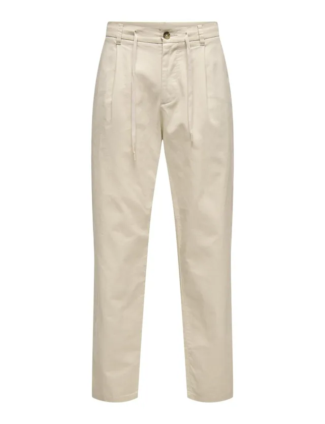 Only & Sons Onslee Tapered 0007 Pantaloni Uomo 31W/34L Argento