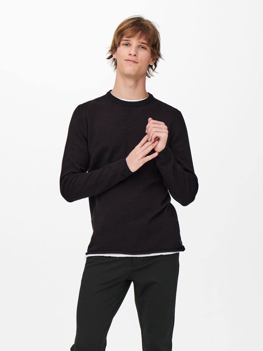 Only & Sons Onsniguel 12 Maglione Uomo Righe girocollo