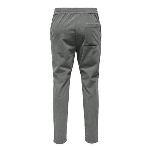 Only & Sons Linus Pantaloni Fluidi Verdi Uomo Vestibilità Ampia
