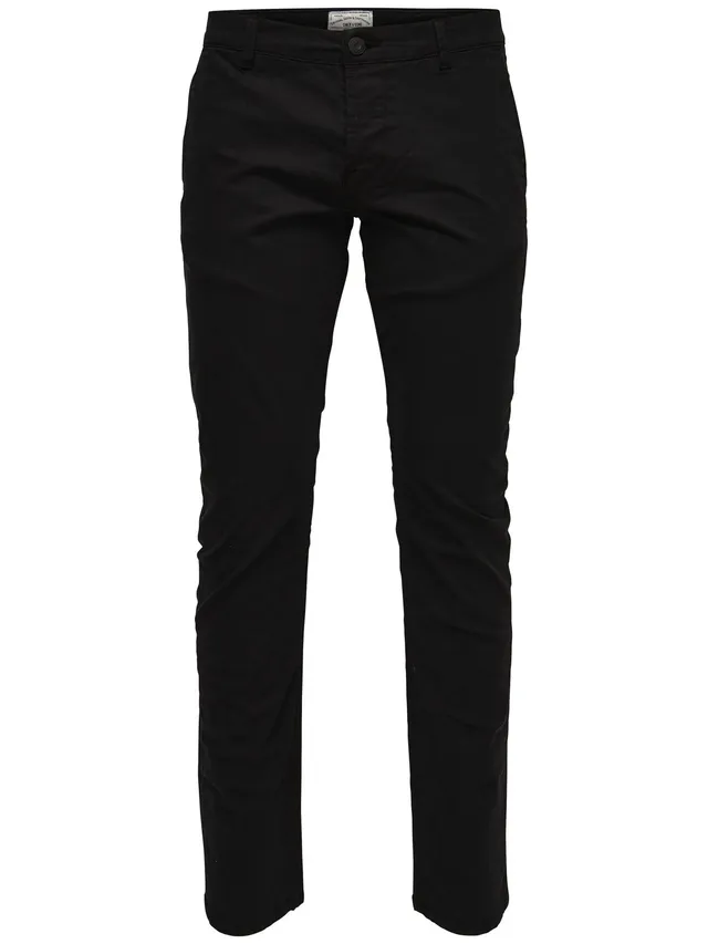 Only & Sons Onssharp Chino New Black 5330 Pantaloni 36W/32L Nero