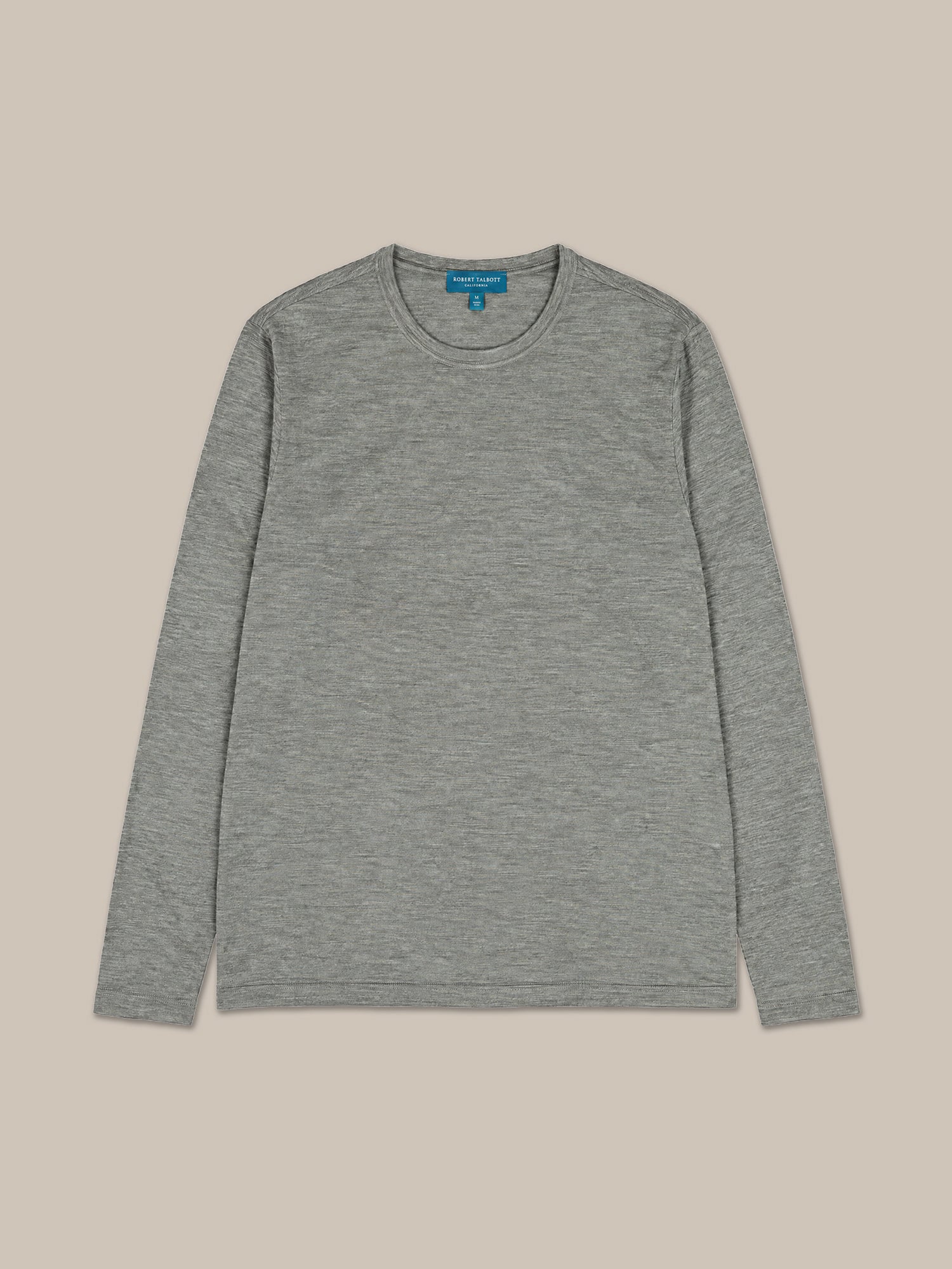 Robert Talbott Lawrence Maglione Medium Gray lana seta
