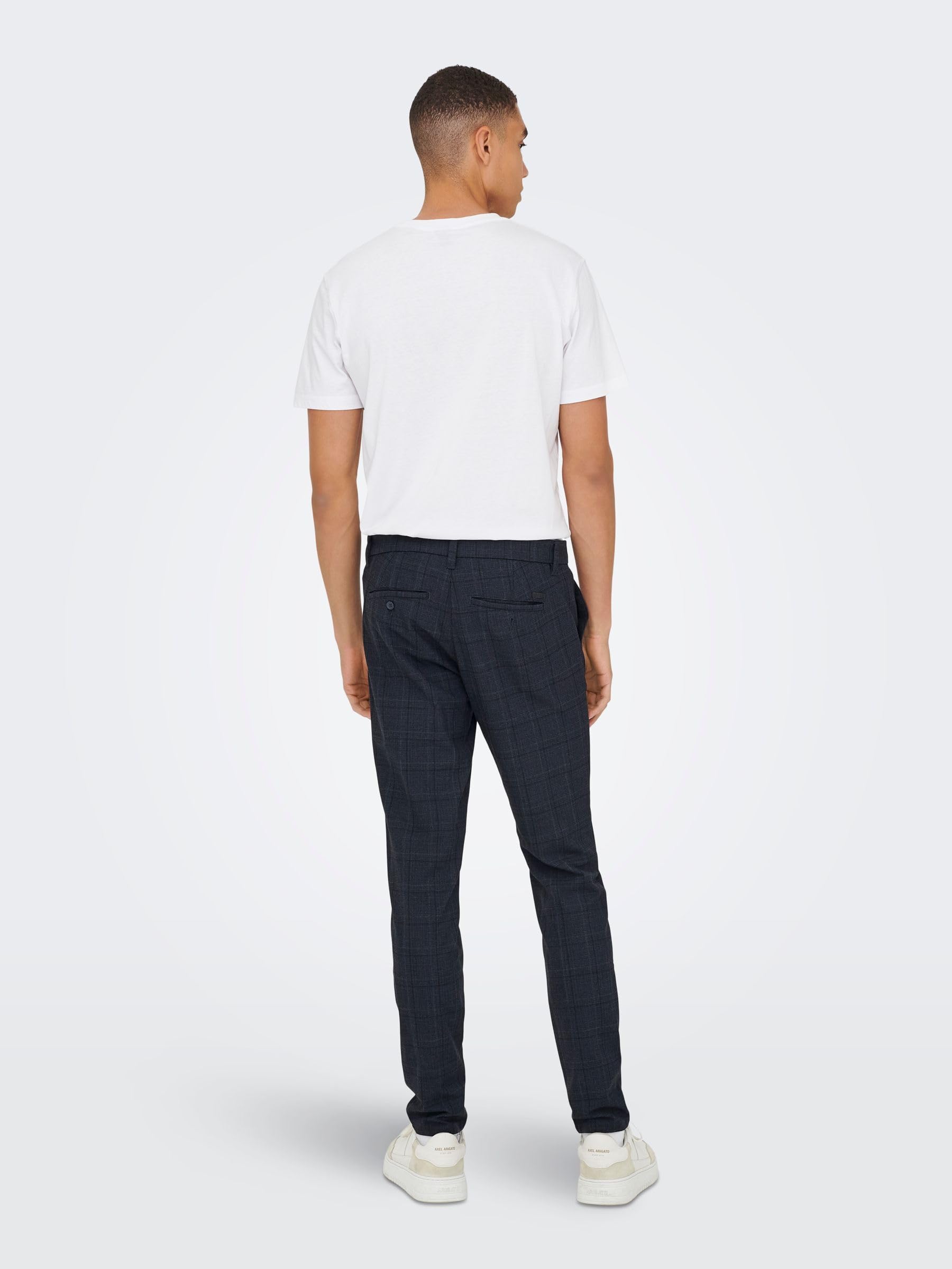 Only & Sons Onsbrad 28W/30L chino a quadri slim