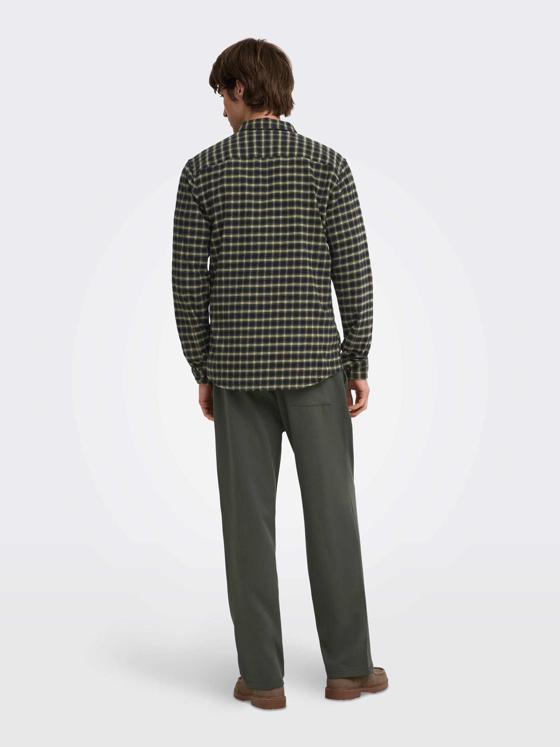 Only & Sons Onsgudmund Camicia Uomo S Slim Nera