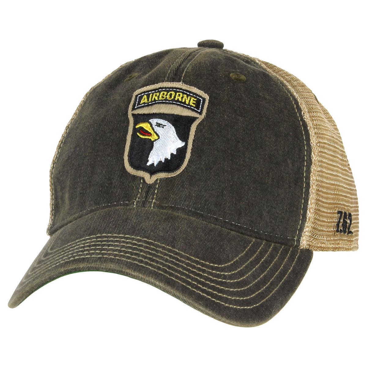 7.62 Design Cappello Trucker 101st Airborne Nero Vintage