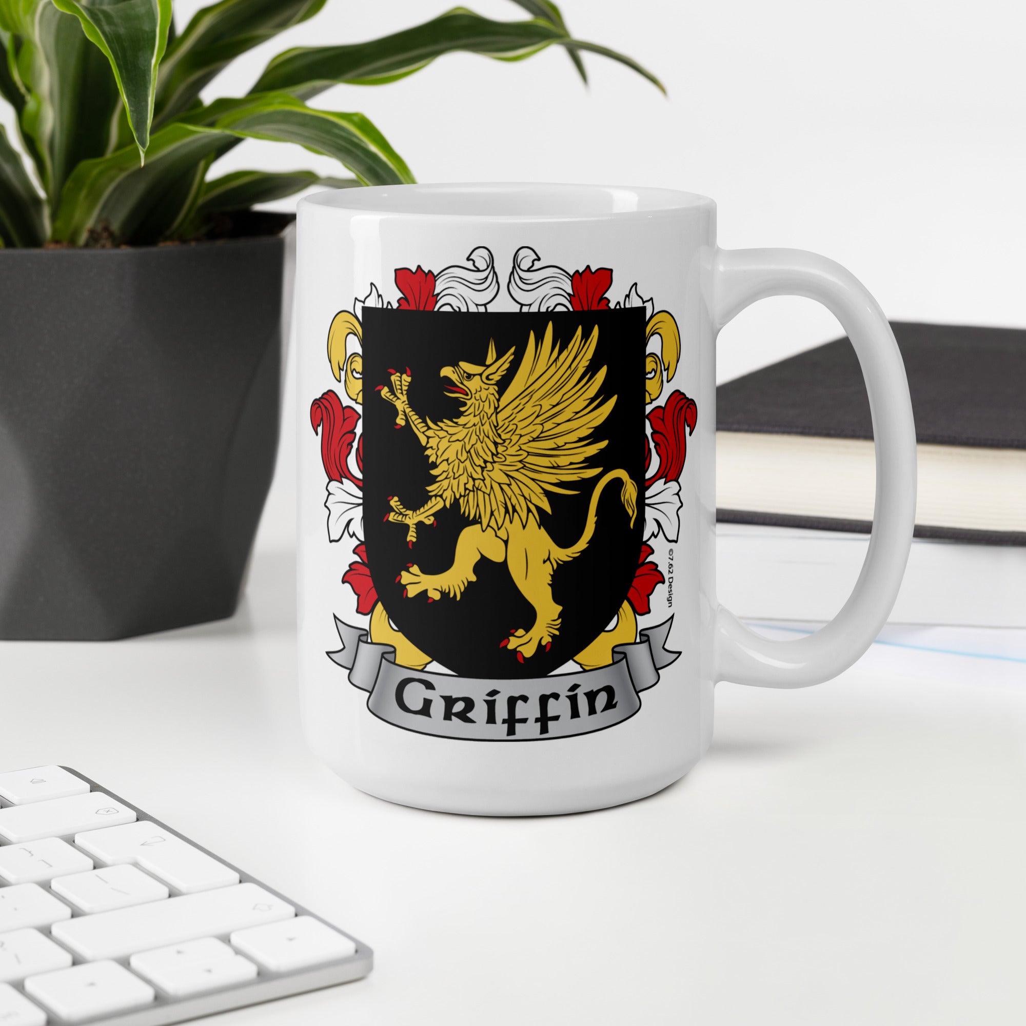 7.62 Design Griffin tazza ceramica 450 ml stemma irlandese