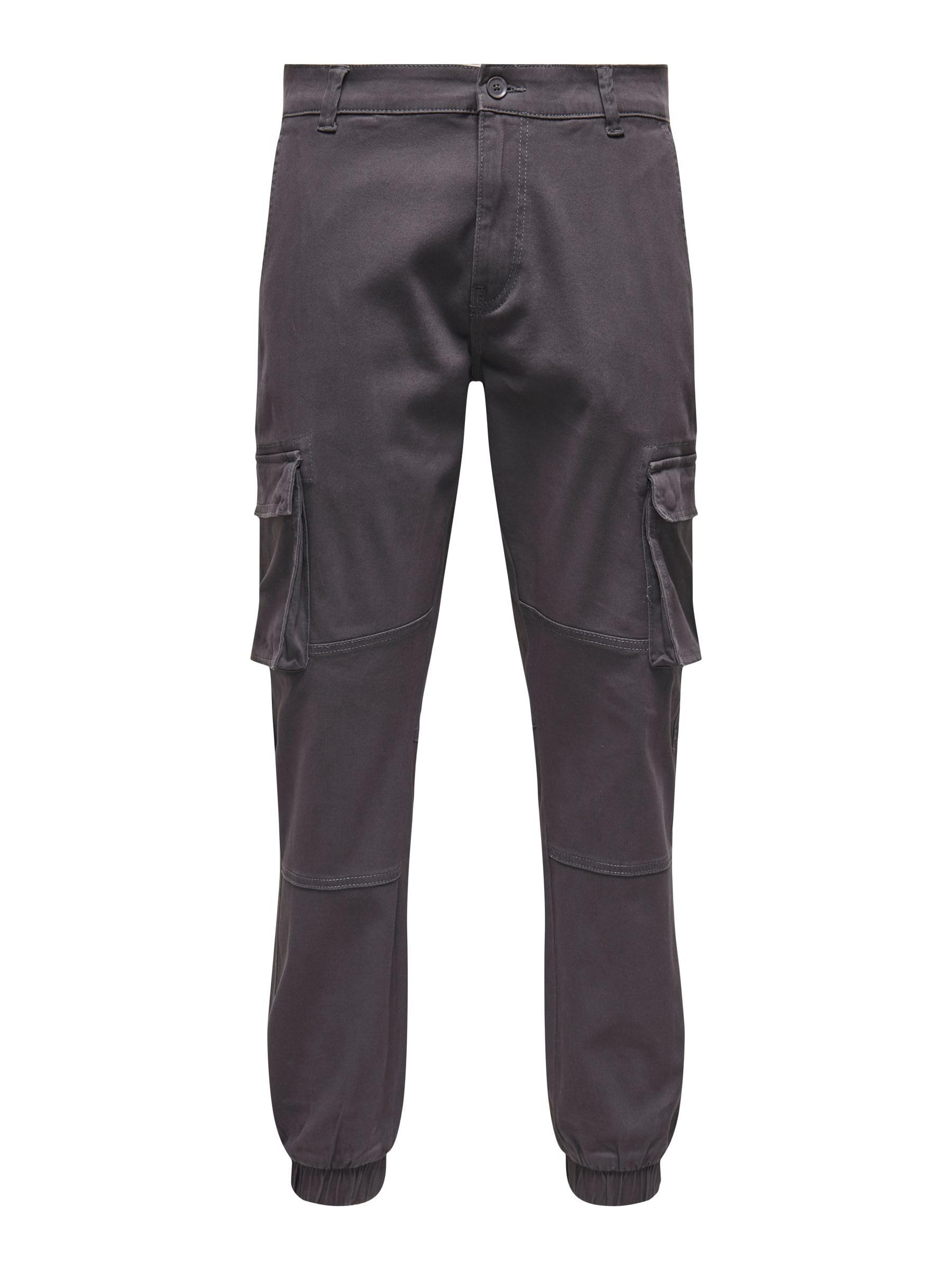 ONLY & SONS ONSCAM Pantaloni Cargo Uomo 34W/32L Olive