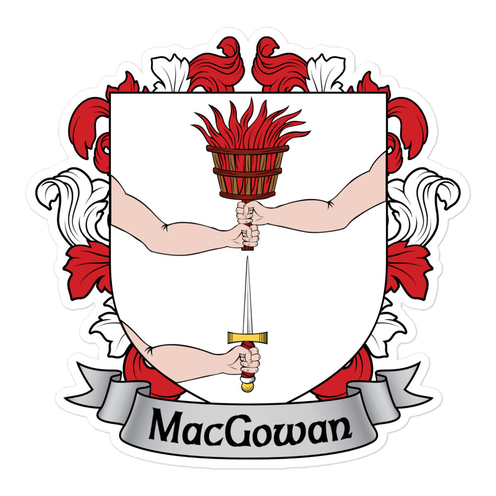 7.62 Design MacGowan adesivo stemma irlandese 3x3 vinile