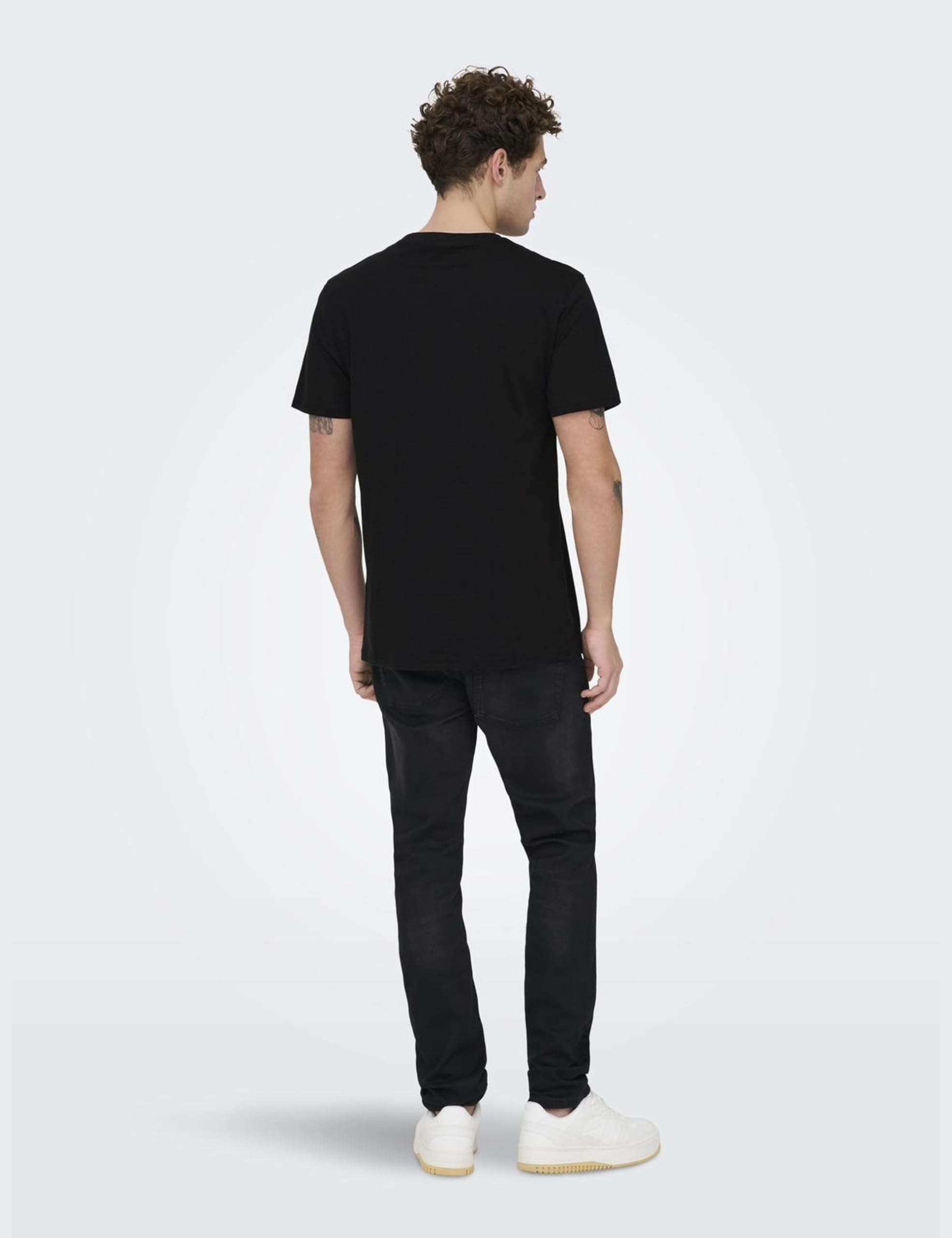 ONLY & SONS O-Neck T-Shirt Uomo Girocollo Basica