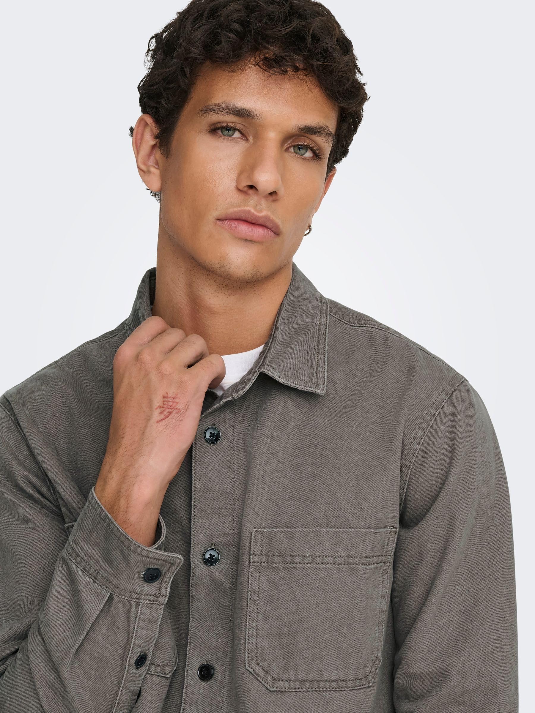 Only & Sons Onstimes camicia uomo Blu Notte