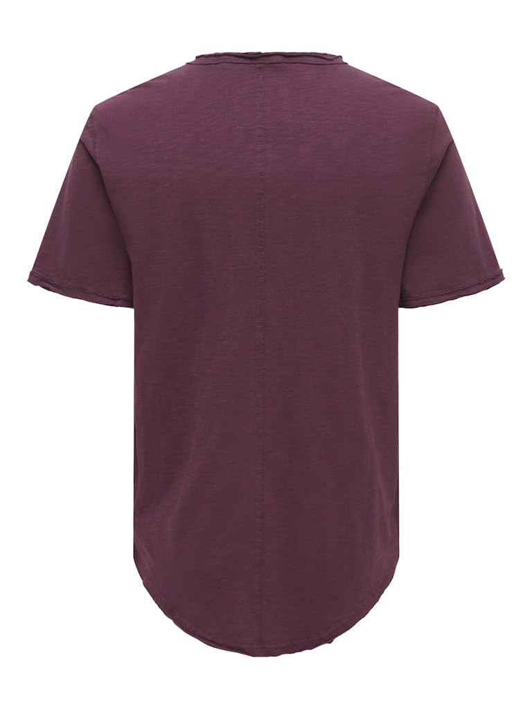 Only & Sons Onsbennie T-shirt Uomo Rossa Port Royale XL