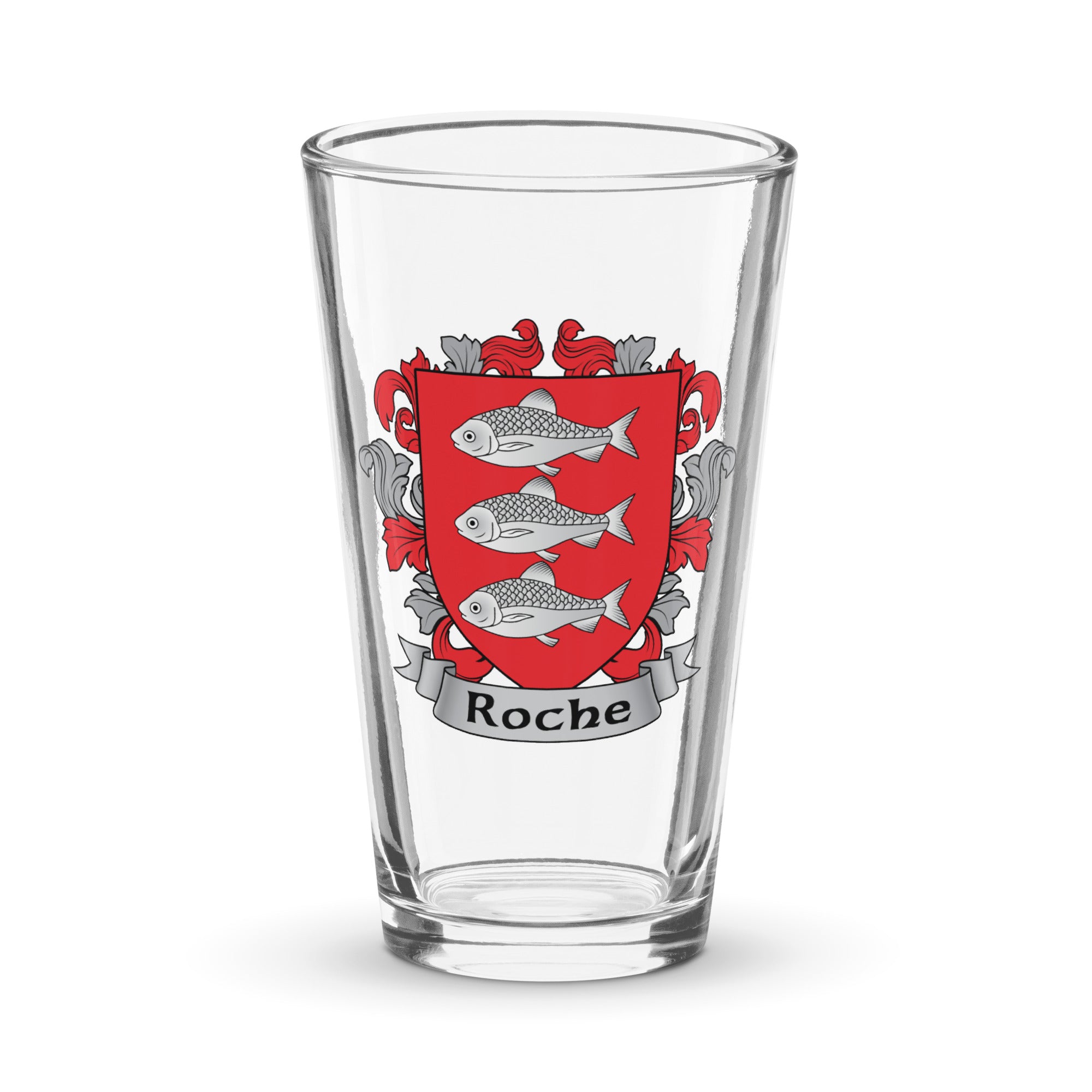 7.62 Design Roche Irish Crest bicchiere pinta vetro 473ml