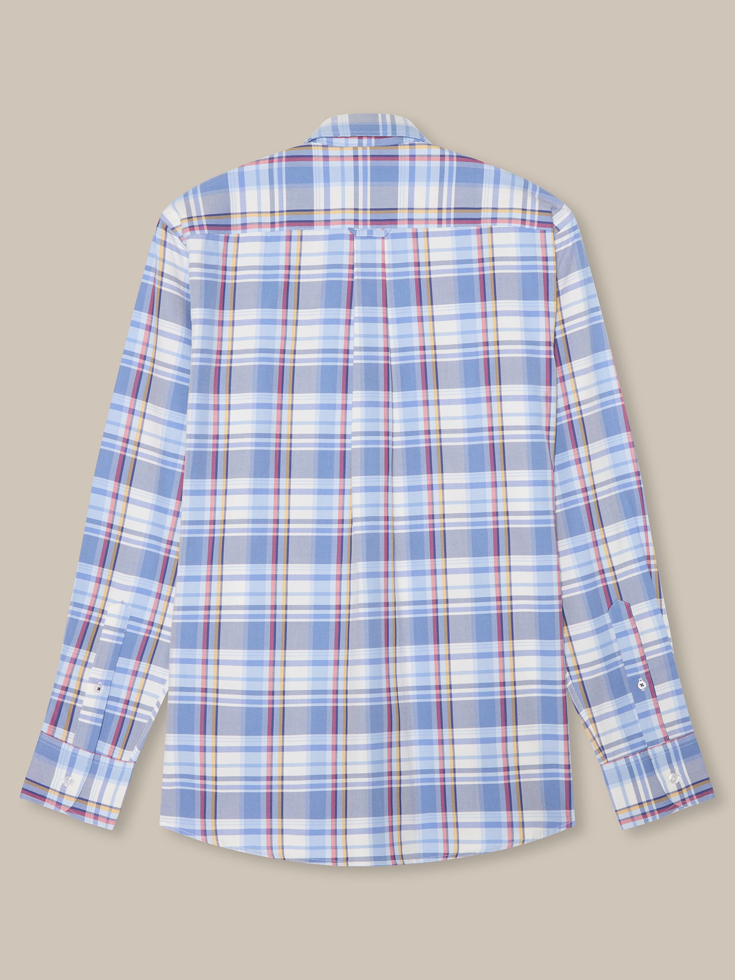 Robert Talbott Harrison Button Down Camicia Cotone Blu Multi