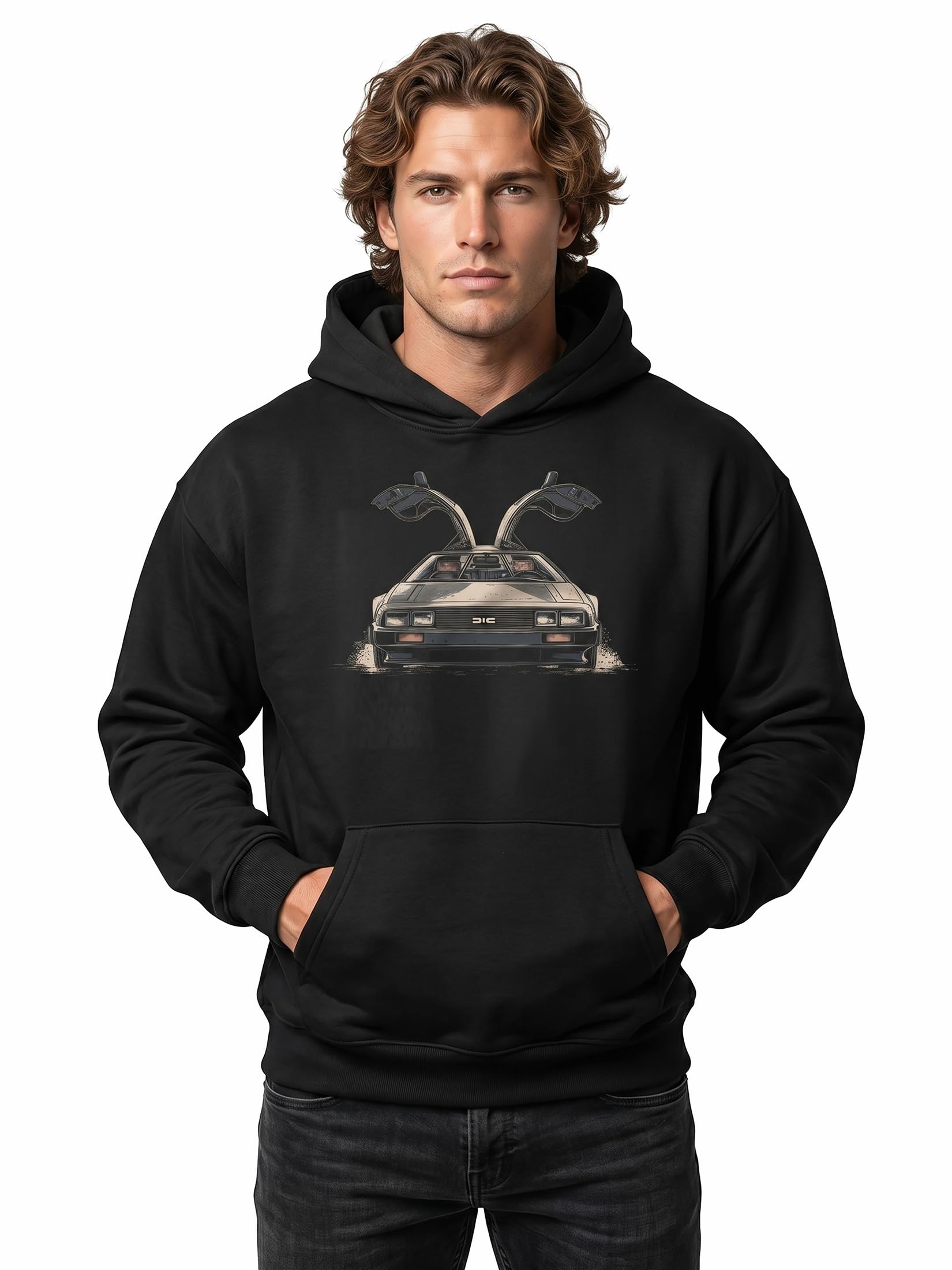 MAKAYA Auto Vintage Felpa Uomo Cotone Taglia 4XL