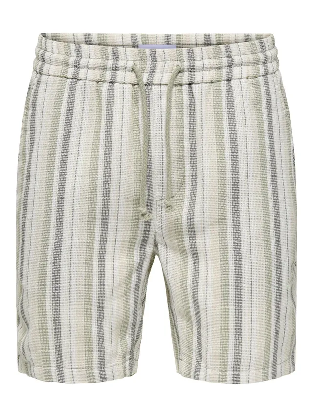 ONLY & SONS Onstrev Regular Fit Shorts Uomo M Vita Media