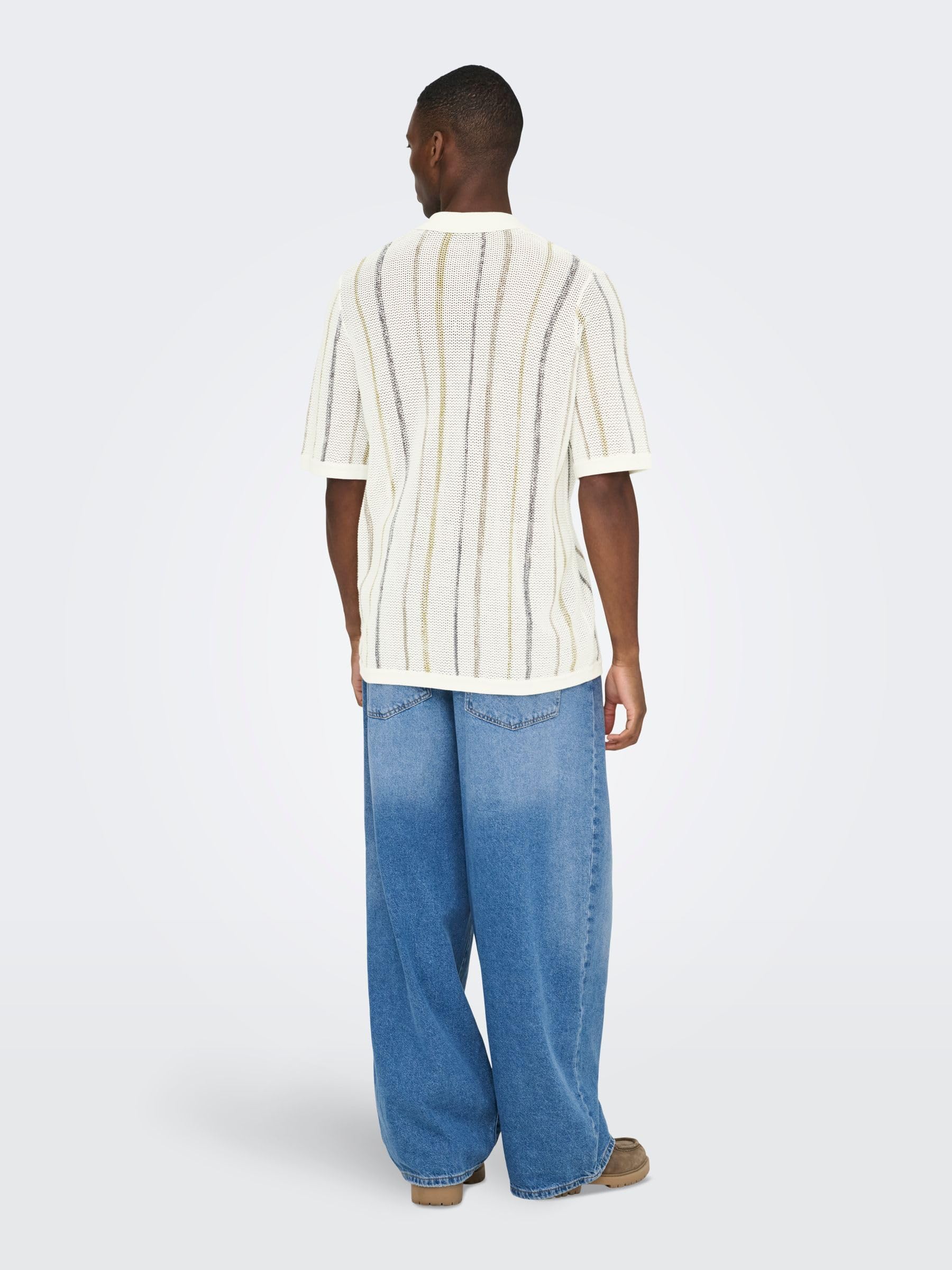 ONLY & SONS Onstobby polo maglia Cloud Dancer taglia XS