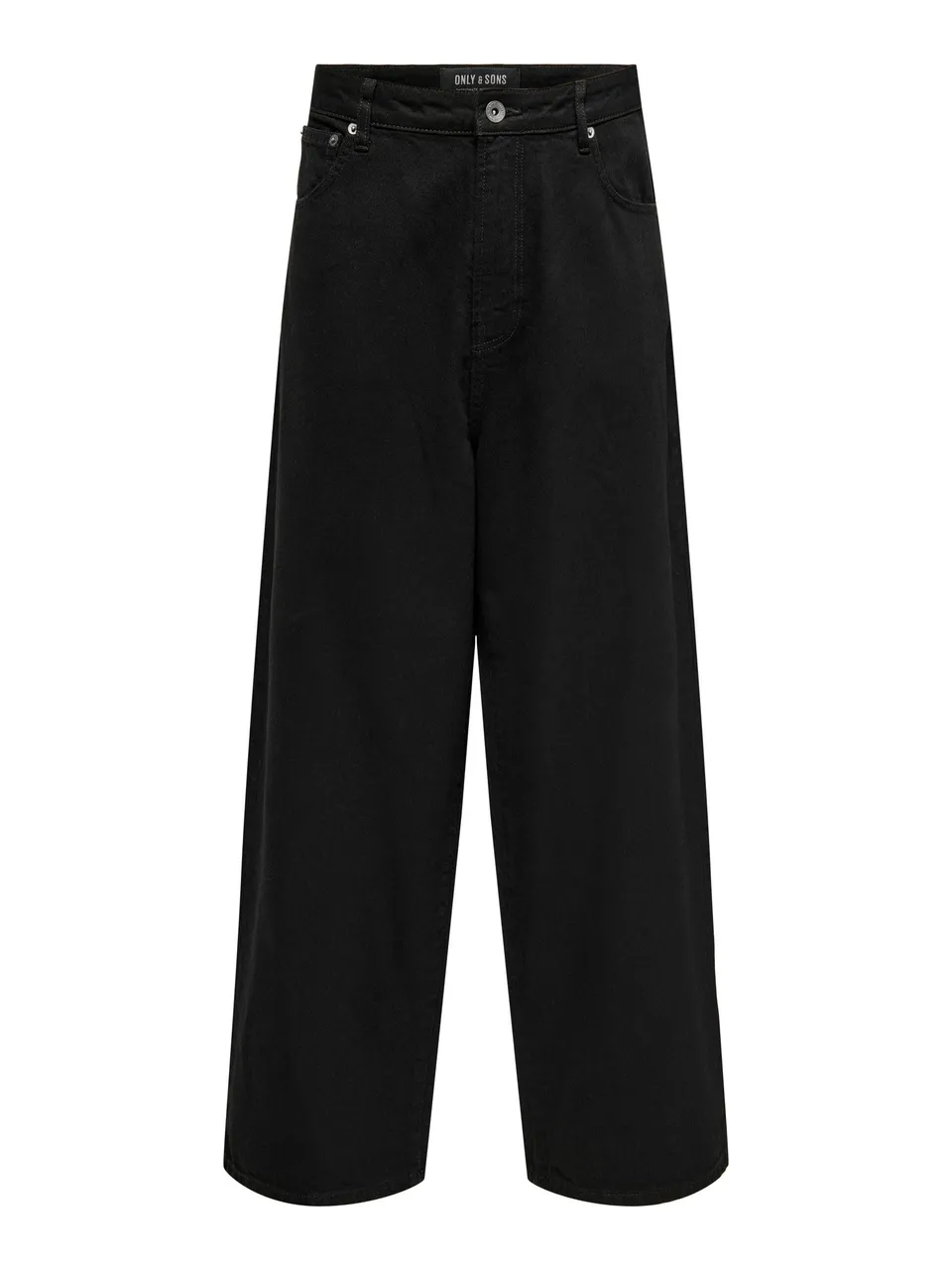 Only & Sons Onscarl Balloon Jeans Uomo 32W/32L Nero Denim