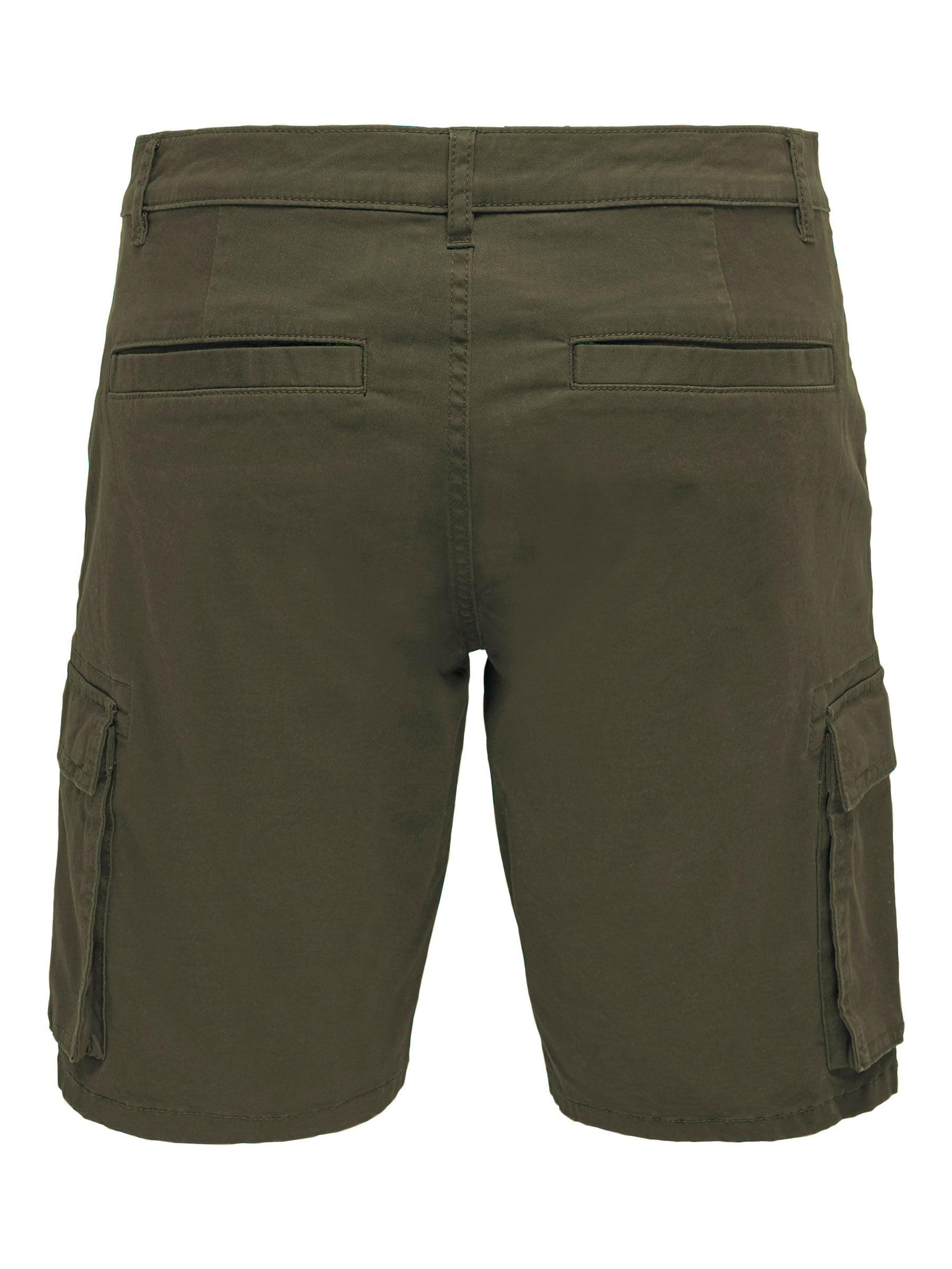Only & Sons Pantaloncini Uomo Olive Night taglia L cargo
