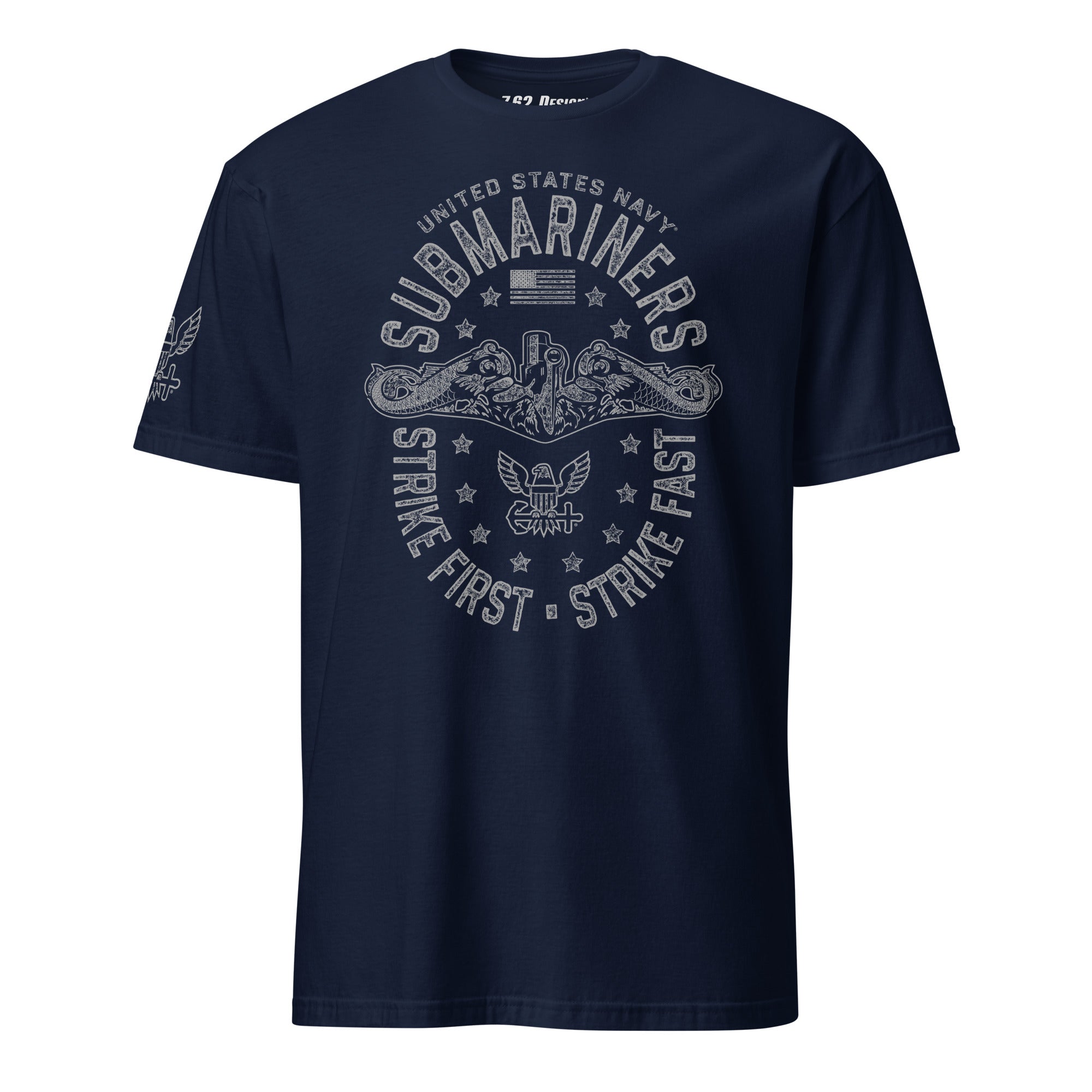 7.62 Design Navy Submariners maglietta cotone blu navy