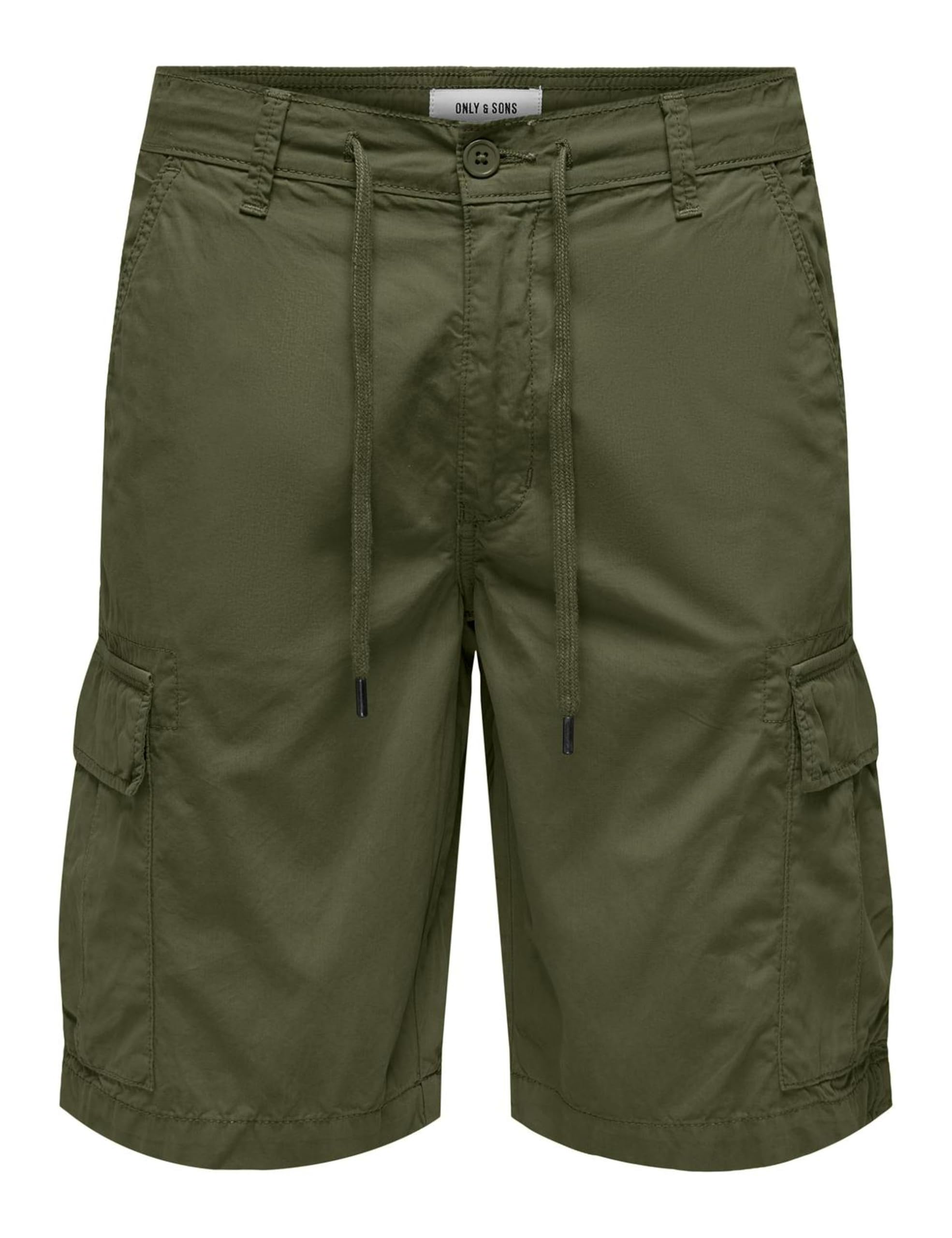 Only & Sons Cargo Pantaloncini Uomo Cotone Nero Taglia L